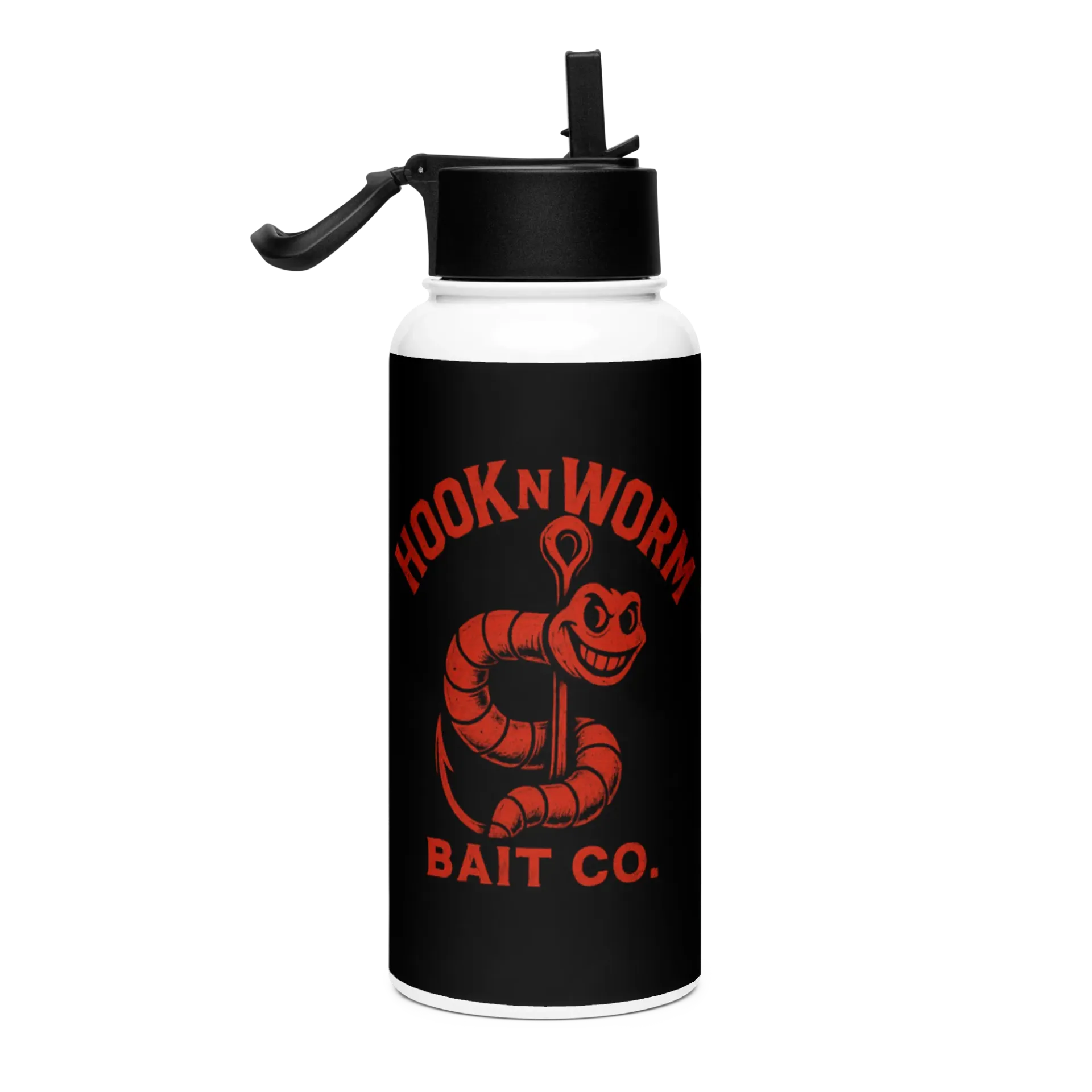Hook N Worm™ 32oz DriftFlow Stainless Steel Water Bottle